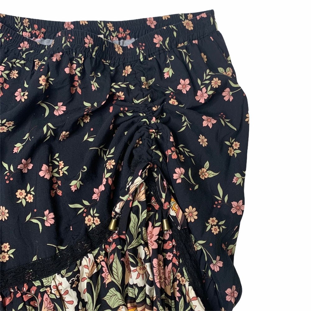 EUC Large Jaase Dewdrop hi-lo rayon skirt - Picture 3 of 11